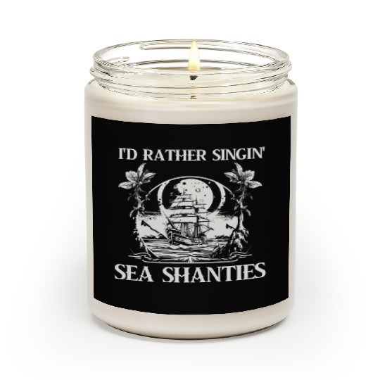 Sailor Meme Pirate Ship Ocean Sailing Scented Candles