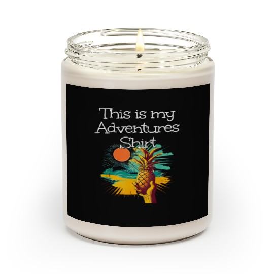 This Adventures Clothes Pineapple Scented Candles