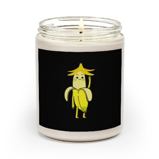 banana says hello Scented Candles