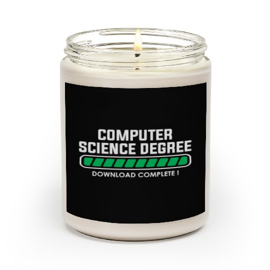 computer science degree Scented Candles