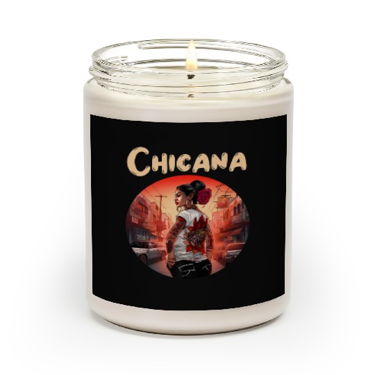 Chicana Lowrider Clothes Mexican American Scented Candles