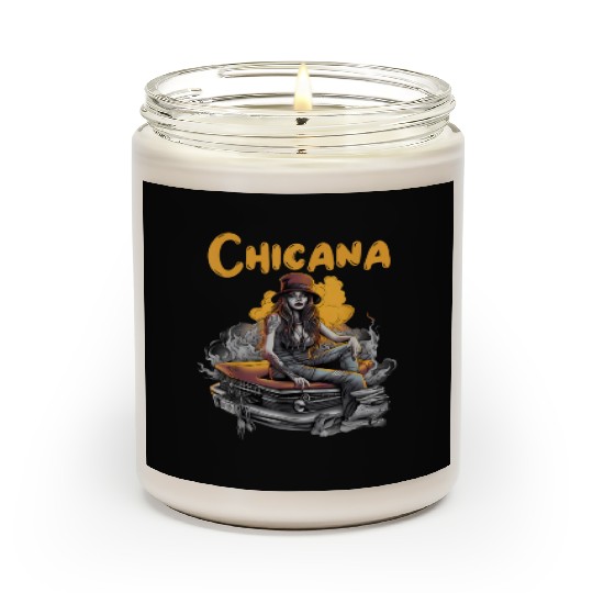 Chicana Lowrider Clothes Mexican American Scented Candles