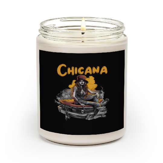 Chicana Lowrider Clothes Mexican American Scented Candles