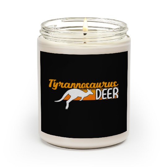 Funny Kangaroo Tyrannosaurus Deer Illustration for Scented Candles