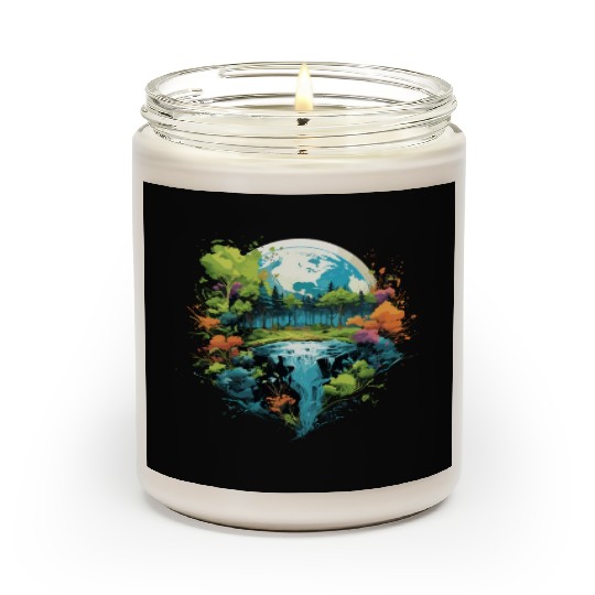 Respect Your Mother Earth Day Save Our Planet Scented Candles