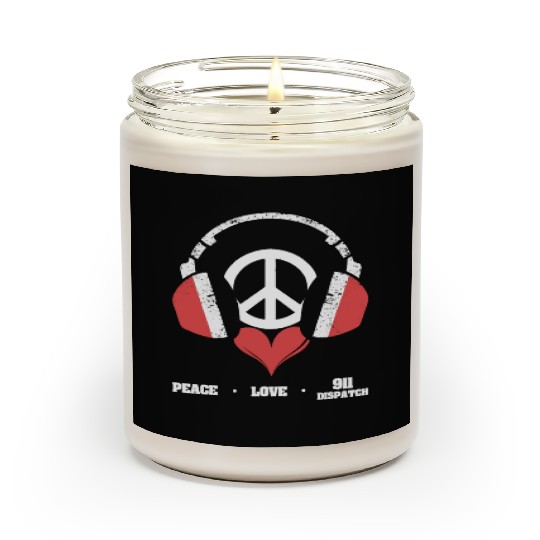 911 Dispatcher Operator Emergency Radio Dispatch Scented Candles