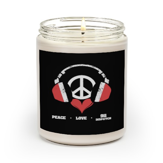 911 Dispatcher Operator Emergency Radio Dispatch Scented Candles