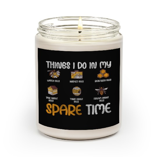 Honey Bee Bees Useful Summer Scented Candles