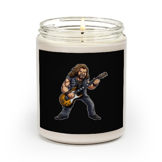 Electric Guitar Rock Star: Epic Heavy Metal Guitar Scented Candles
