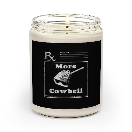 Funny Cowbell Novelty Comedy Scented Candles