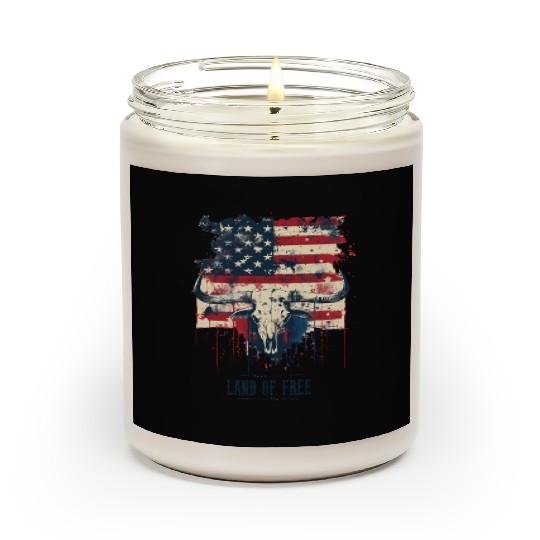 Land of the free because of the brave , 4 July Scented Candles