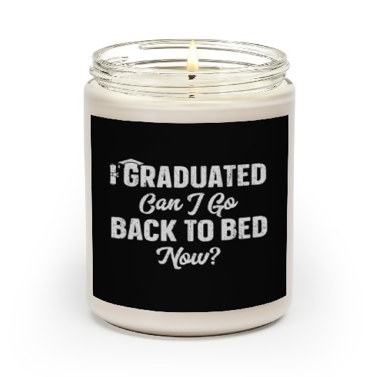 Graduation Gift For Her Can I Go Back To Bed Now Scented Candles