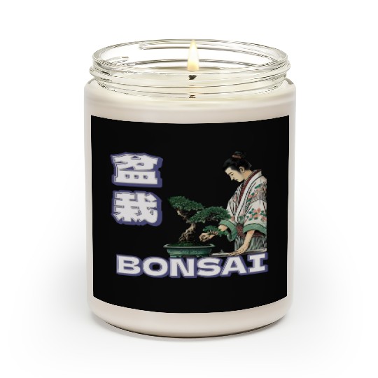 Bonsai Caretaker in Ukiyo-e Scented Candles