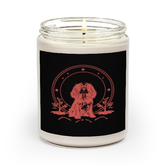 Cavalier King Charles Spaniel Celestial Tarot Card Scented Candles