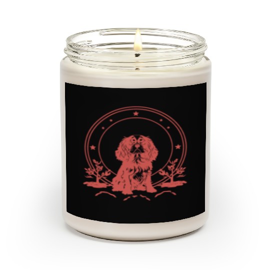 Cavalier King Charles Spaniel Celestial Tarot Card Scented Candles