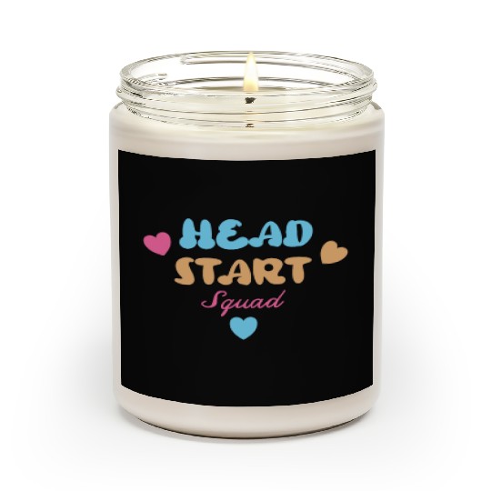 Head Start Squad Homeschool Back to School Scented Candles
