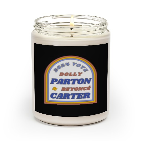 Vote Dolly Parton & Beyonce Carter 2024 Election Scented Candles