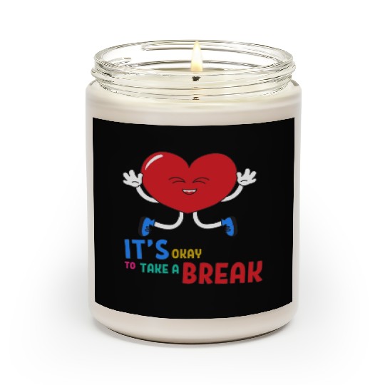 Joyful Reminder Embrace Self-Care with "It's Okay Scented Candles