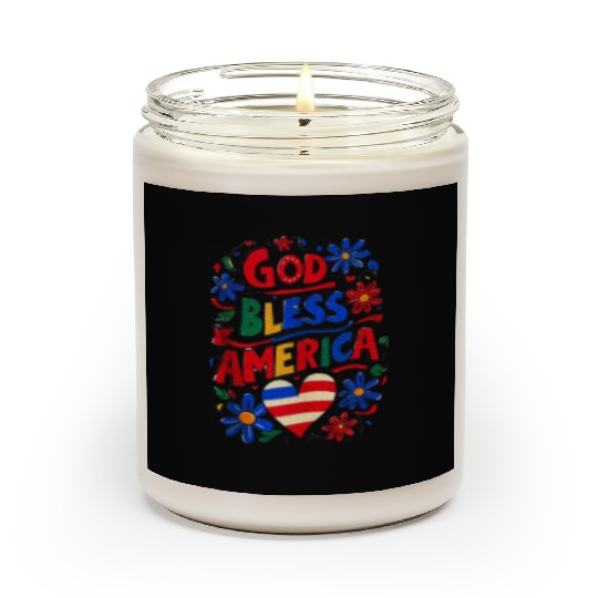 God Bless America Scented Candles