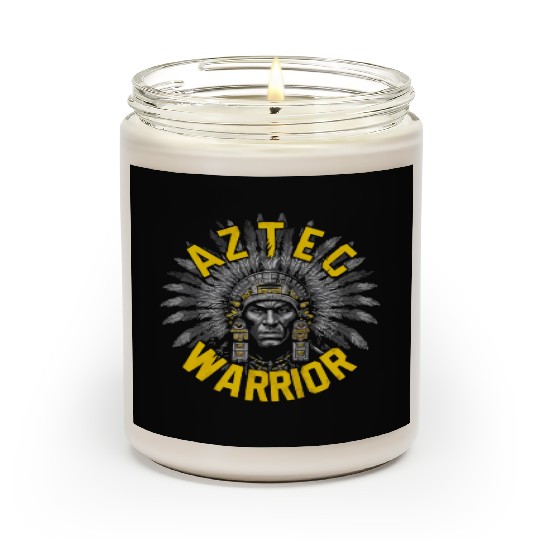Aztec Warrior Indigenous Mexican Aztec Jaguar Scented Candles