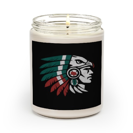Aztec Warrior Indigenous Mexican Aztec Jaguar Scented Candles