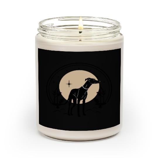 Greyhound Tarot Card Greyhound Celestial Dog Scented Candles