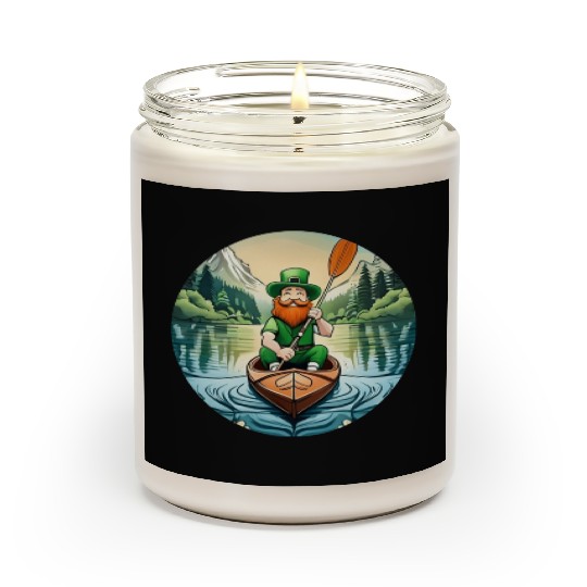 St. Patrick's Day Shamrock St Paddy's Day Kayak Scented Candles
