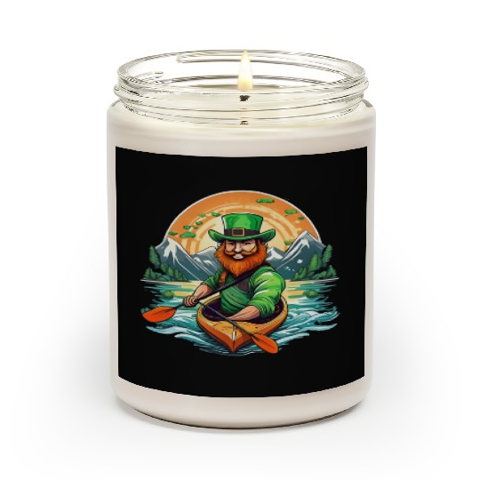 St. Patrick's Day Shamrock St Paddy's Day Kayak Scented Candles