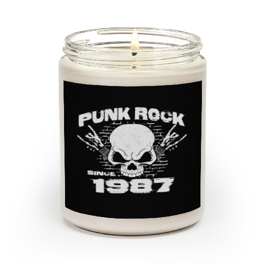 Punk Rock Since 1987 - Skull Rock Hands 37th Scented Candles