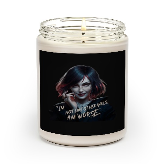 a captivating dark fantasy portrait Scented Candles