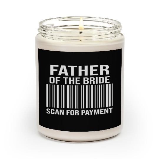 Father Of The Bride Engagement Bride's Father Scented Candles