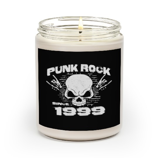 Punk Rock Since 1999 - Skull Rock Hands 25th Scented Candles
