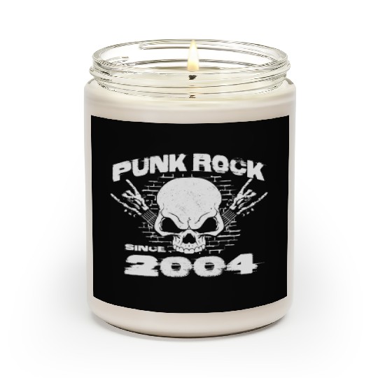 Punk Rock Since 2004 - Skull Rock Hands 20th Scented Candles
