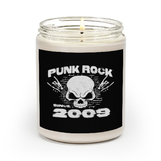 Punk Rock Since 2009 - Skull Rock Hands 15th Scented Candles