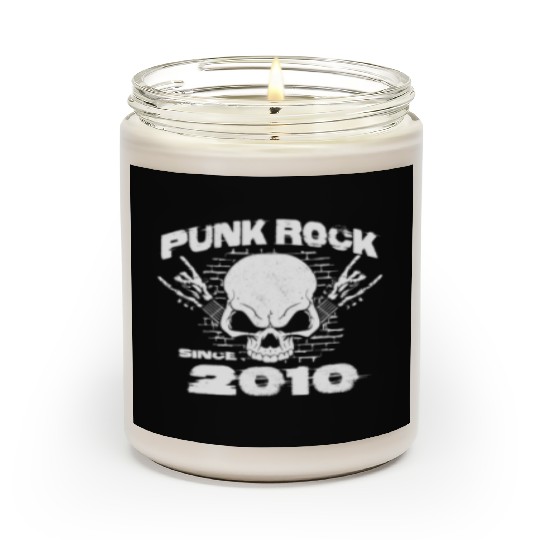 Punk Rock Since 2010 - Skull Rock Hands 14th Scented Candles