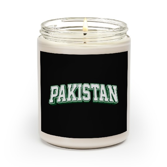 Pakistan cricket player flag Team Pakistan World Scented Candles