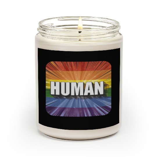 LGBTQ Human Scented Candles