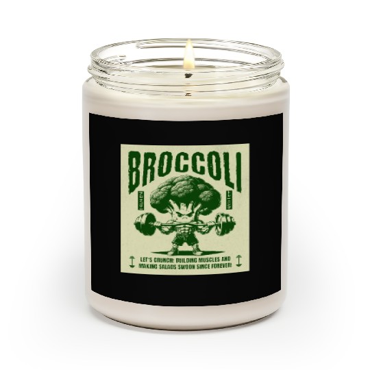 Broccoli fitness. Scented Candles