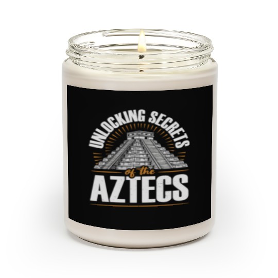 Aztec Pyramid Mayan Indigenous Mexican Aztec Scented Candles