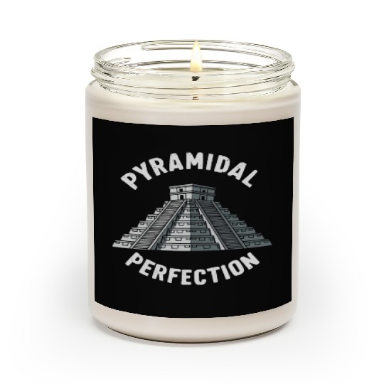 Aztec Pyramid Mayan Indigenous Mexican Aztec Scented Candles