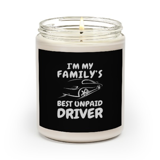 Car Guy Auto Racing Mechanic Saying Outfit Scented Candles