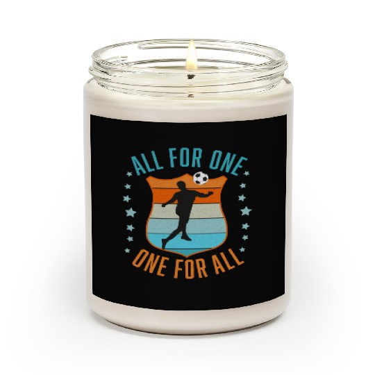 Soccer Team Spirit Scented Candles