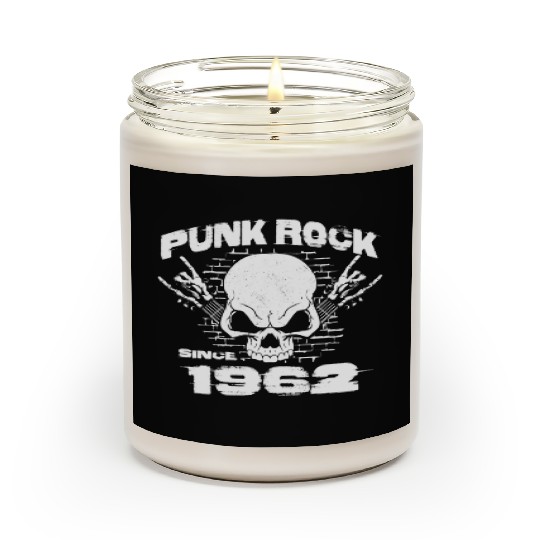 Punk Rock Since 1962 - Skull Rock Hands 62nd Scented Candles