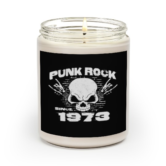 Punk Rock Since 1973 - Skull Rock Hands 51st Scented Candles
