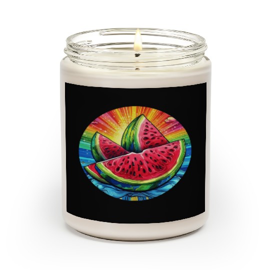 LGBTQ Melon Scented Candles