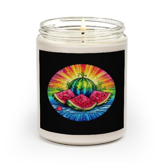 LGBTQ Melon Scented Candles
