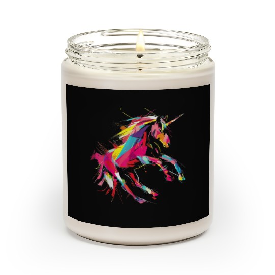 Unicorn Rainbow Animal Zoo Scented Candles