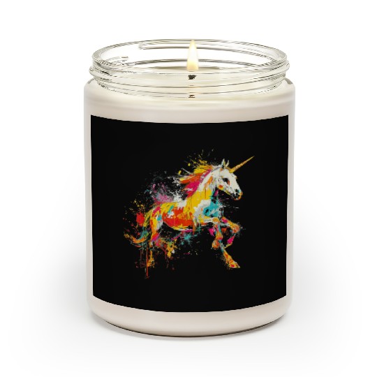 Unicorn Rainbow Animal Zoo Scented Candles