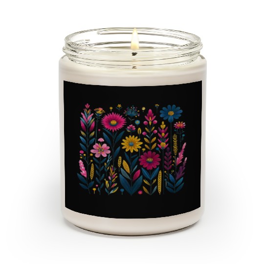 Wildflower Vintage Summer Premium Scented Candles