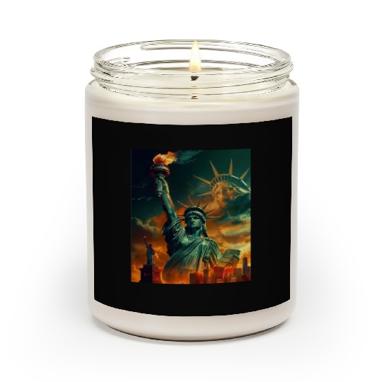 Statue of Liberty in New York USA Scented Candles